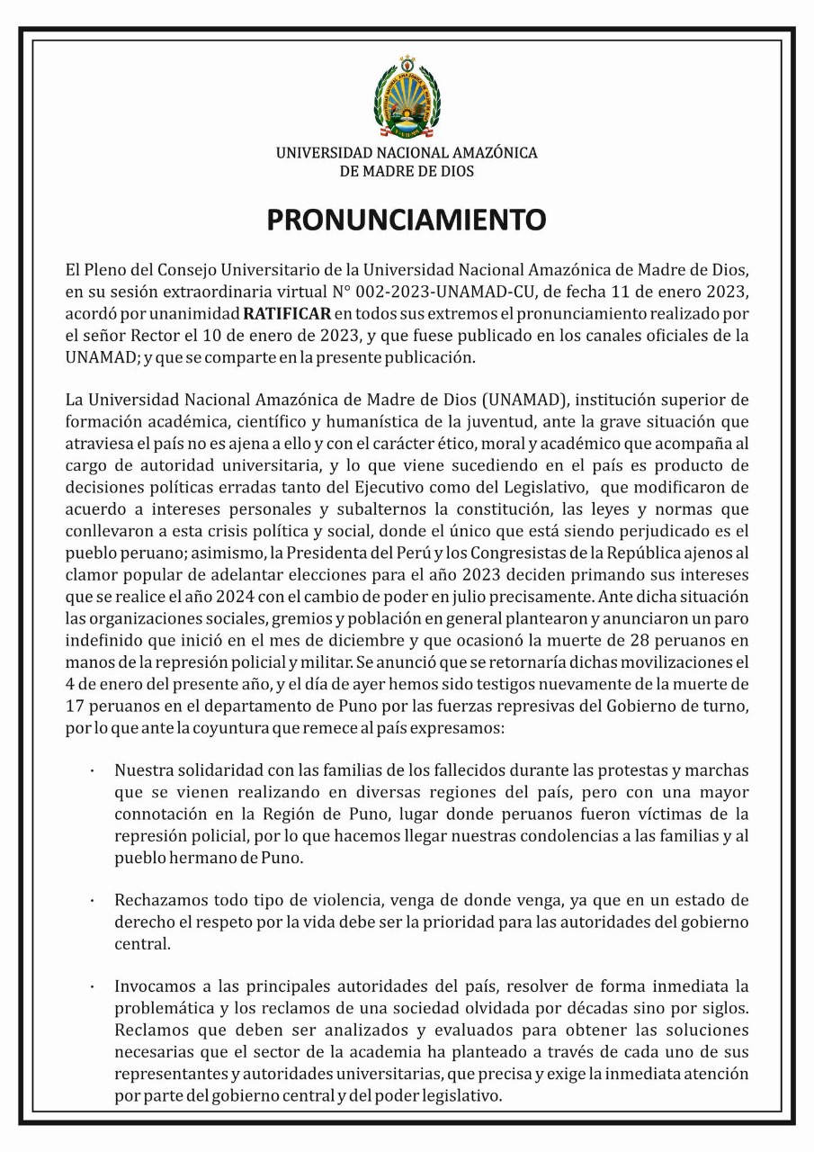 Comunicado