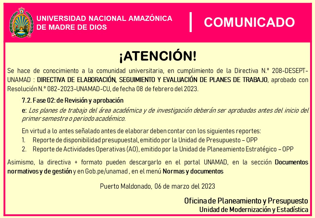 Comunicado