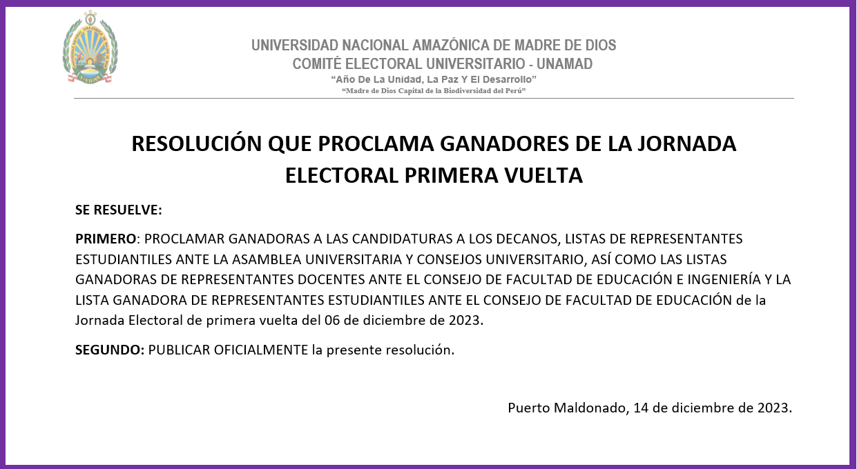 Comunicado